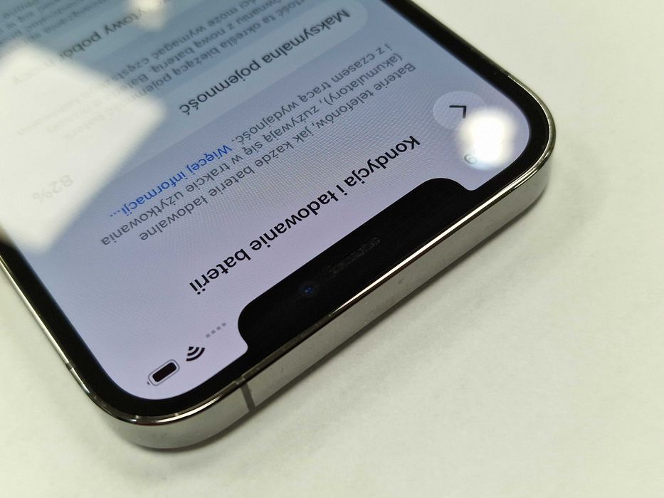 Iphone 12 PRO 128GB/ Graphite/ 82%/ Grade A-/ Gwarancja + ładowarka