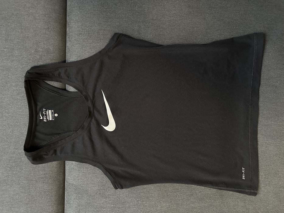 Майка для спортзалу Nike big logo S компресійна обтягує