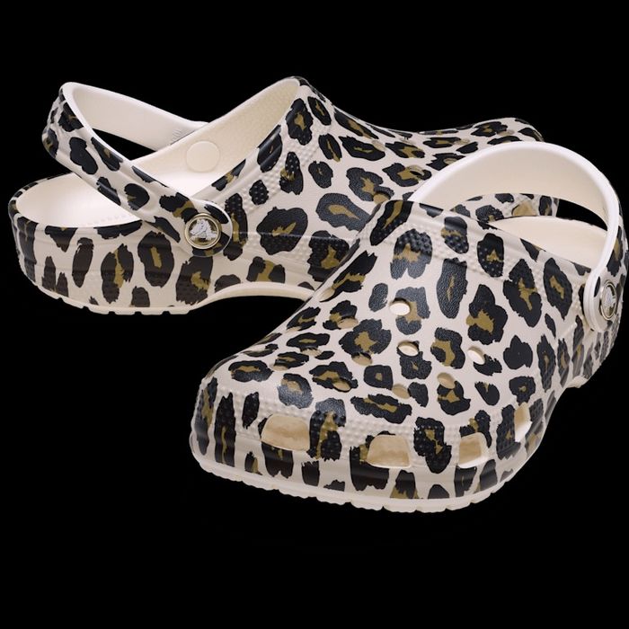Оригінал. Крокс классические леопардовые сабо .Crocs Classic Leopard C