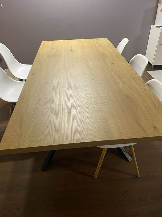 Mesa Jysk tampo em madeira carvalho