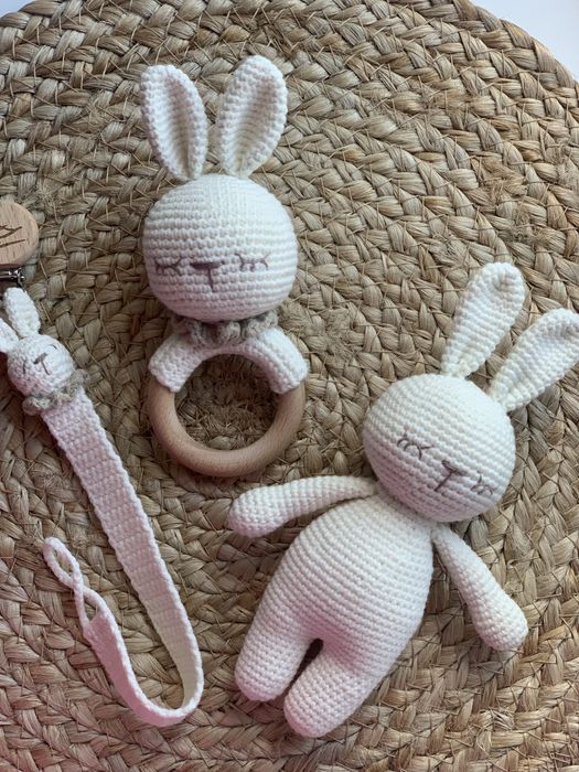 Набір зайчиків. Ручна робота. Гризунець. Тримач