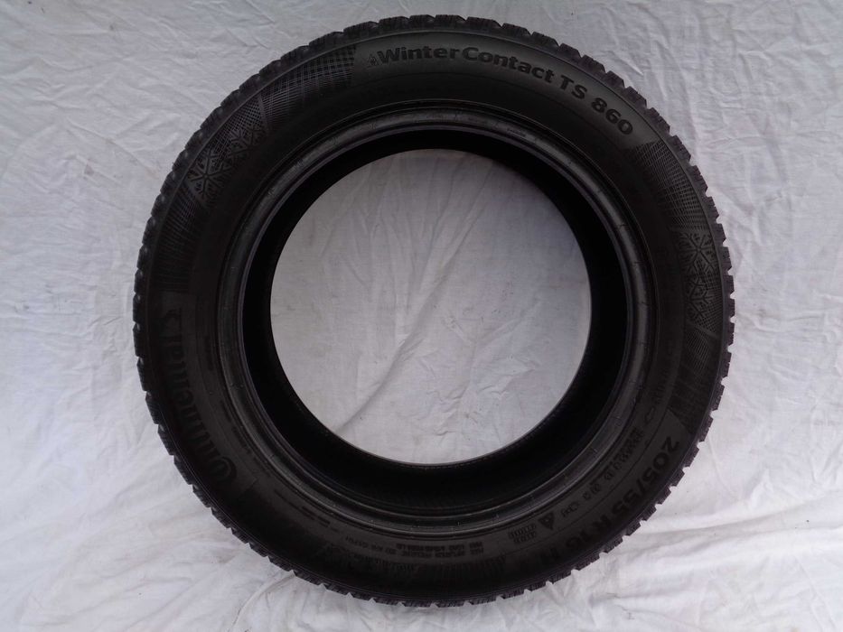 Opony zimowe  CONTINENTAL TS860 205/55 R16 91H ( 2x6,5mm)