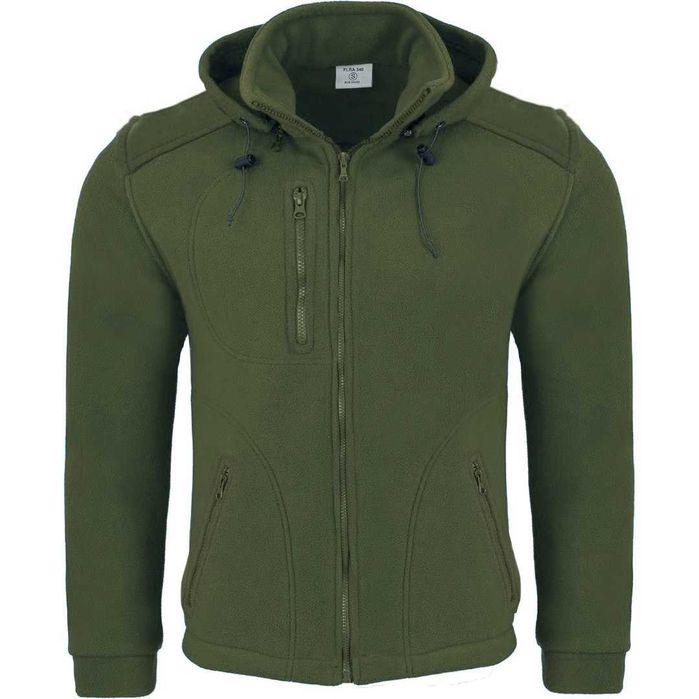 POLAR FLRA 340 Fleece man premium + Kaptur  roz XL