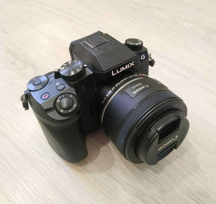 Panasonic G7 з Viltrox EF-M2 II в гарному стані