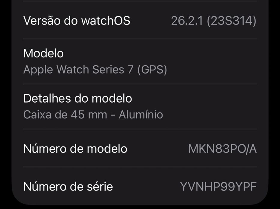 Apple watch Series 7 (GPS) 45mm