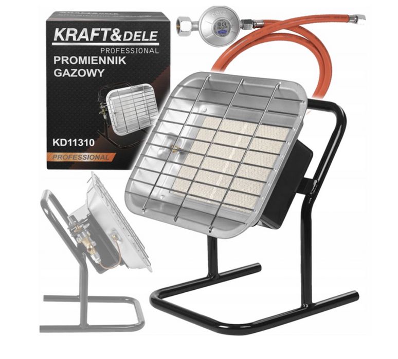 Газовий інфрачервоний обігрівач 4.5 кВт газовый обогреватель комплект