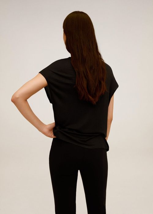 Футболка Mango з мереживом