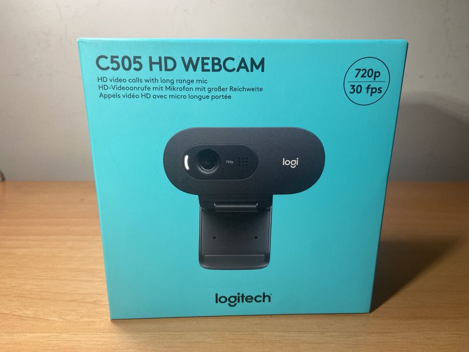 Webcam LOGITECH C505 HD - 720p 30 fps - Novo