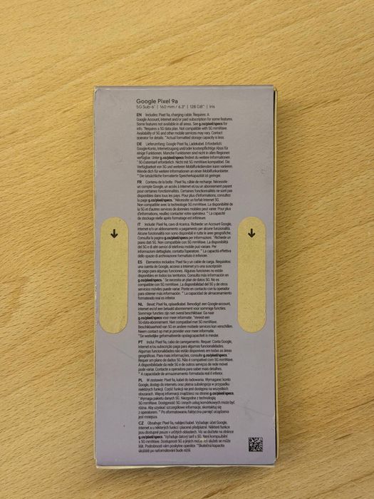 Смартфон Google Pixel 9a 8/128GB Iris