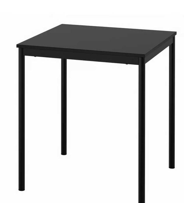 Sandsberg Stół, czarny, 67x67 cm Ikea
