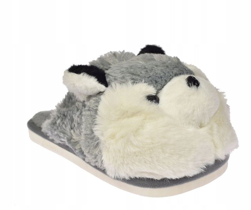 Kapcie zwierzaki pantofle domoweklapki YF-48 GR r. 40/41