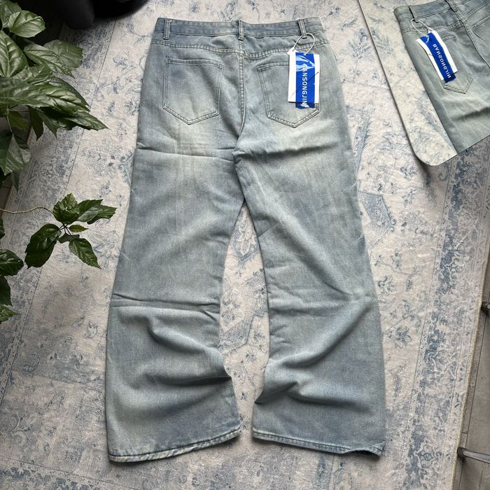 Bootcut blue washed jeans  голубі джинси кльош буткат прямі baggy y2k opium levis 512голубые flared буткат прямые клеш bootcut