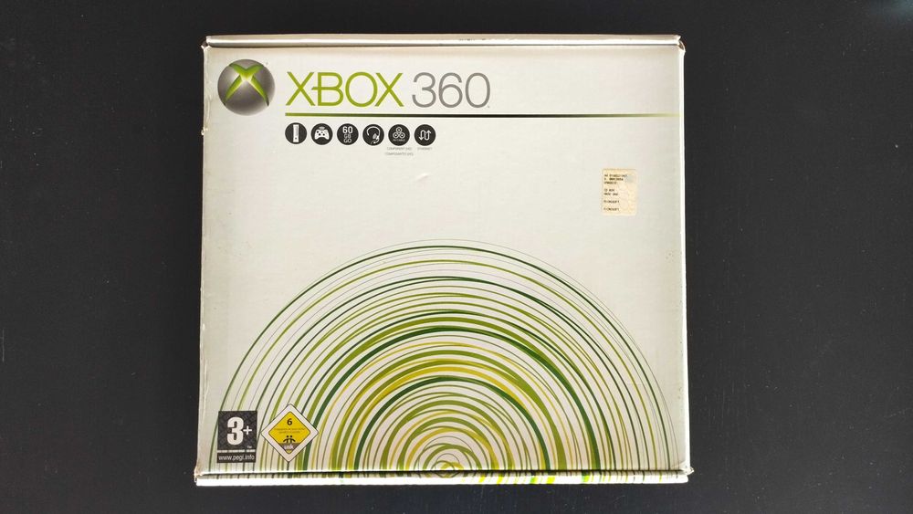 XBOX 360 - Console Box + Manuals64284493776130122
