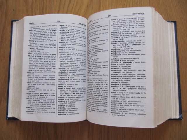 2 tomy Podręczny słownik ang.-polski i polsko-ang. Stanisławski