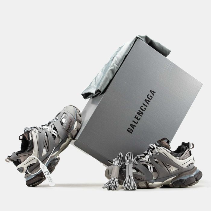 Кроссовки Balenciaga Track 3.0 Double Grey premium