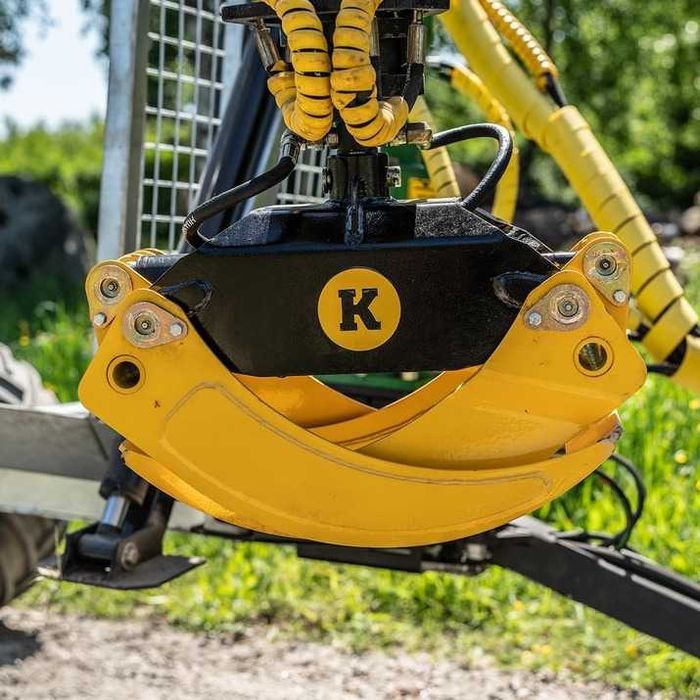 Chwytak do drewna drzewa na obrotnicę rotator