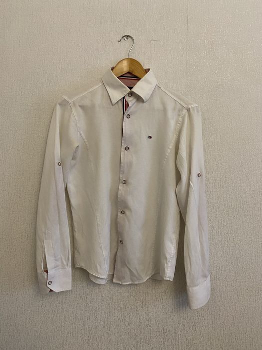 Оригінальна біла рубашка Tommy Hilfiger