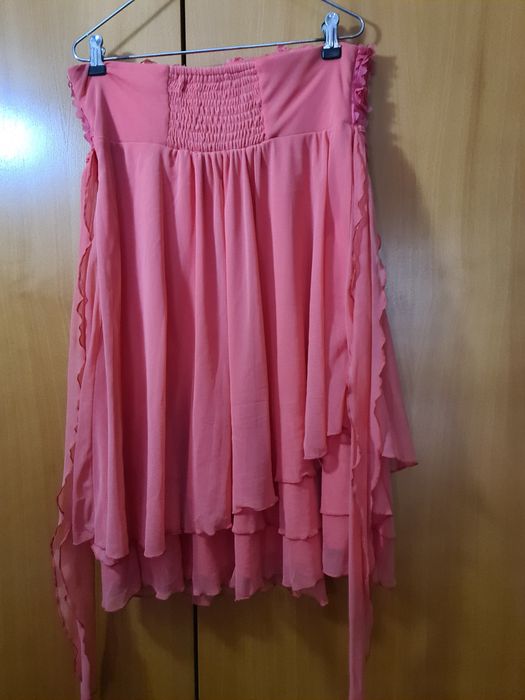 Vestido coral caicai semi usado tamanho L