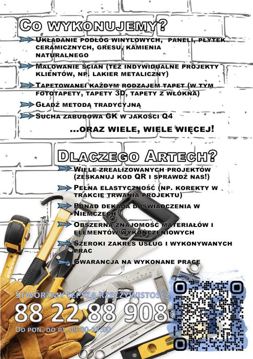 Remonty / wykończenia wnętrz