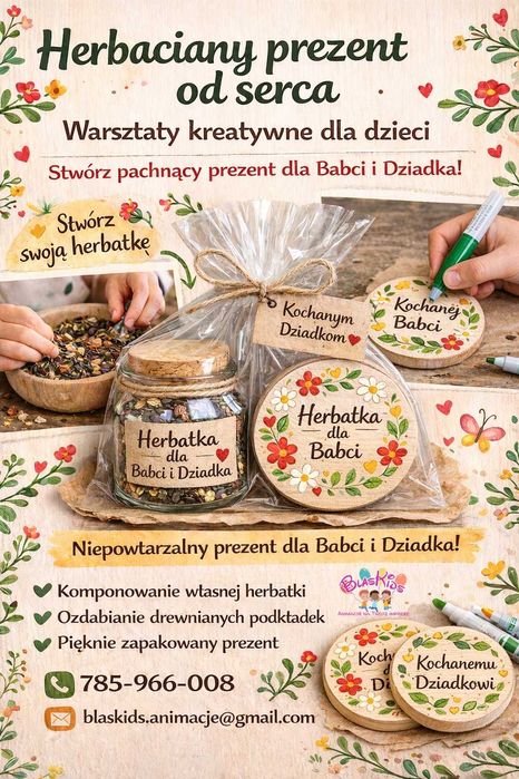 Kreatywne warsztaty dla przedszkoli i szkół | Dojazd | Różne tematy