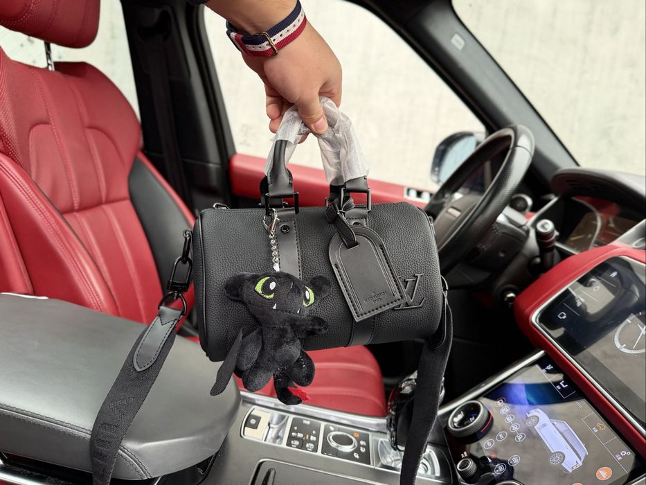 Louis Vuitton keepall мужская сумка  кожаная оригинал