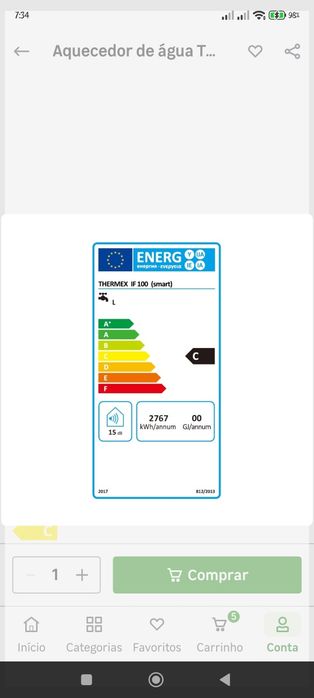 Termoacumulador 100L