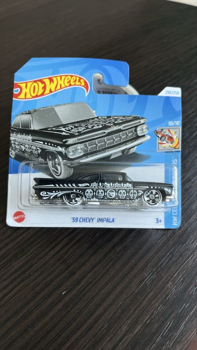 Машинка Hot Wheels 59' Chevy Impala (Treasure hunt) TH: 225 грн