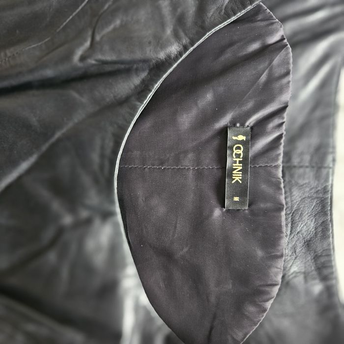 Sukienka skórzana czarna M Ochnik