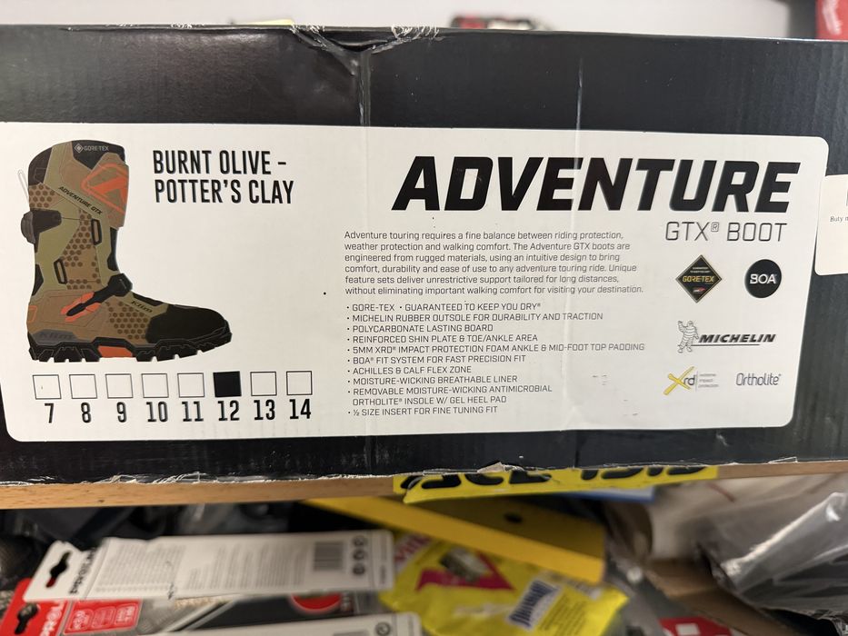 Buty motocyklowe Adventure KLIM GTX boots rozm 12/45/46