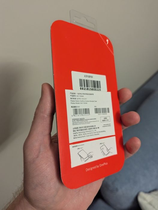 Etui Oneplus 6 - Carbon bumper case, +GRATIS