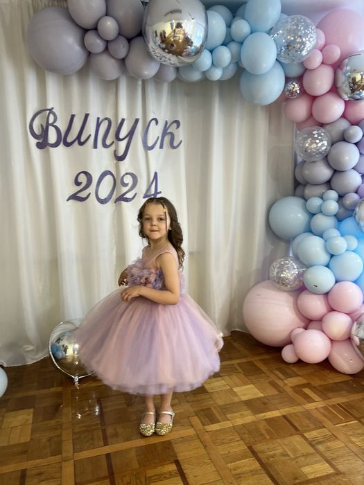 Сукня ніжна святкова 116-122 см, 5-7 років, на свято Новий рік