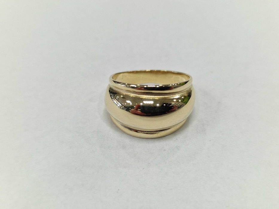 Złoty pierścionek damski/ 585/ 5.05 gram/ R14/ Lite złoto/ nowoczesny