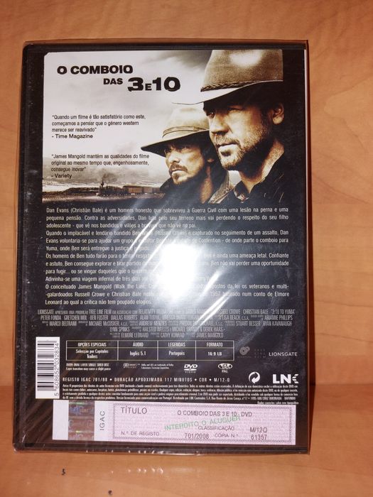 Novo e Selado DVD - " O Comboio das 3 e 10 / 3:10 To Yuma "