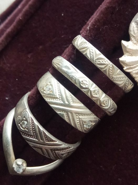 Сережки  кільця   срібло