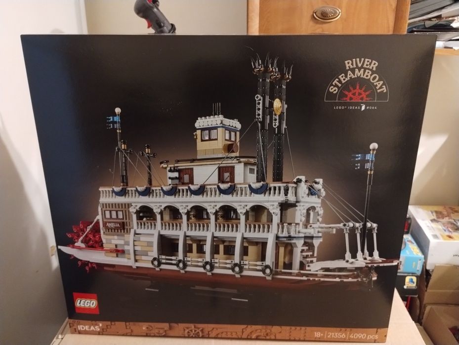 Lego Ideas 21356 Parowiec rzeczny LEGO 21356
