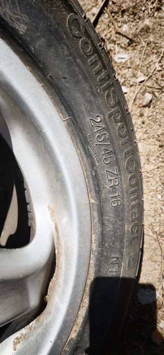 Jantes Porsche Originais 16" + 4 Pneus Continental – 850 € (negociável)
