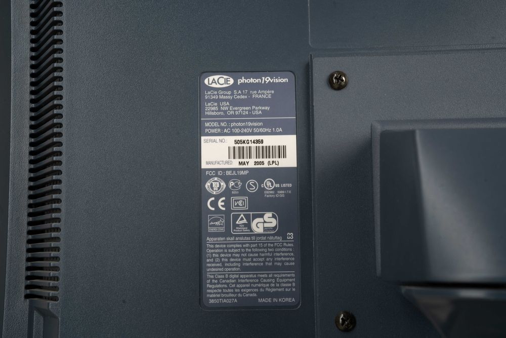 Monitor Lacie Photon 19 Vision 19"