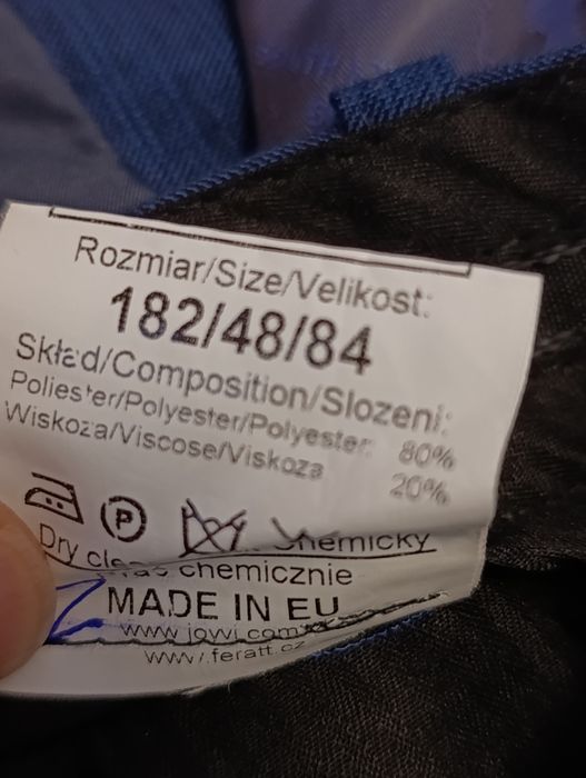 Garnitur JOYVI DAKOTA Slim Fit r. 182/50