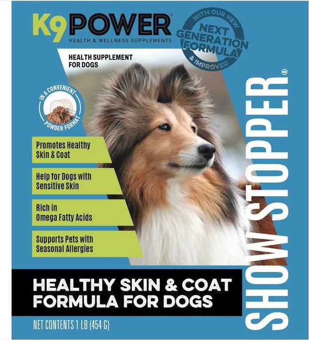 Show Stopper K9 добавка для шерсти и кожи собак витамины Puppy Gold K9
