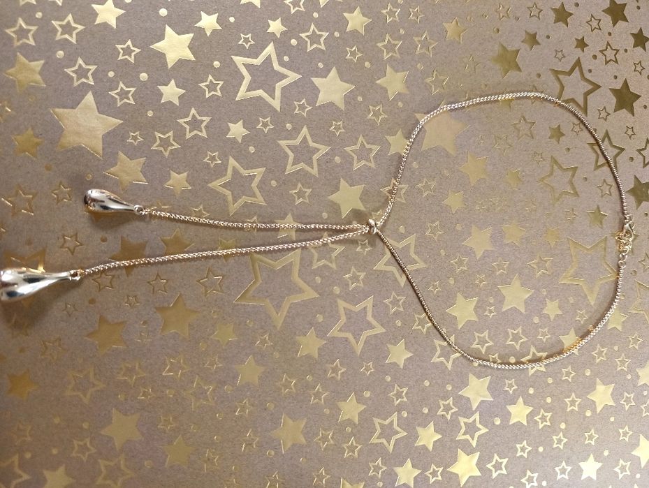 Łańcuszek z łezką kolor złoty