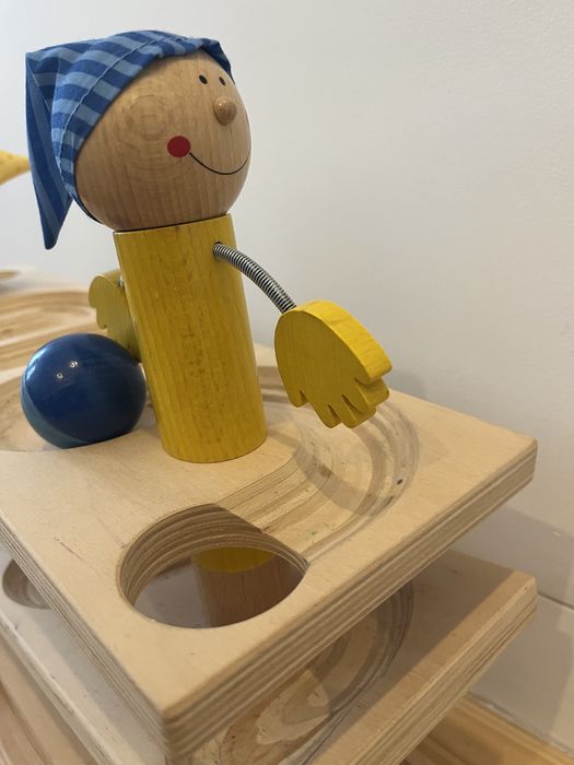 Haba Tabogan Pista de Bolas Deslizantes Brinquedo de Madeira 18M+