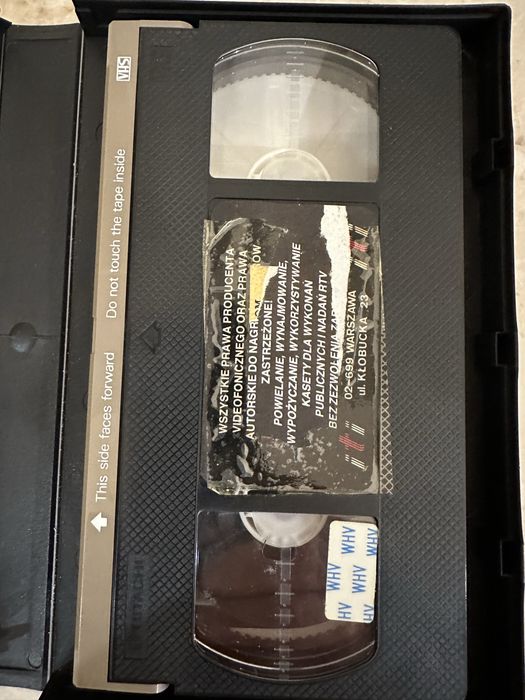 Kaseta vhs Płonące siodła