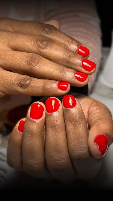 tecnica Verniz em Gel + blindagem