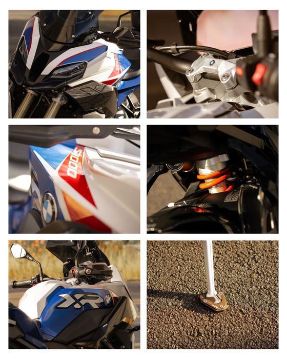 Bmw s1000xr pack m carbono escape akrapovic completo titânio