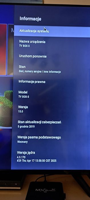 Smart tv box android 15