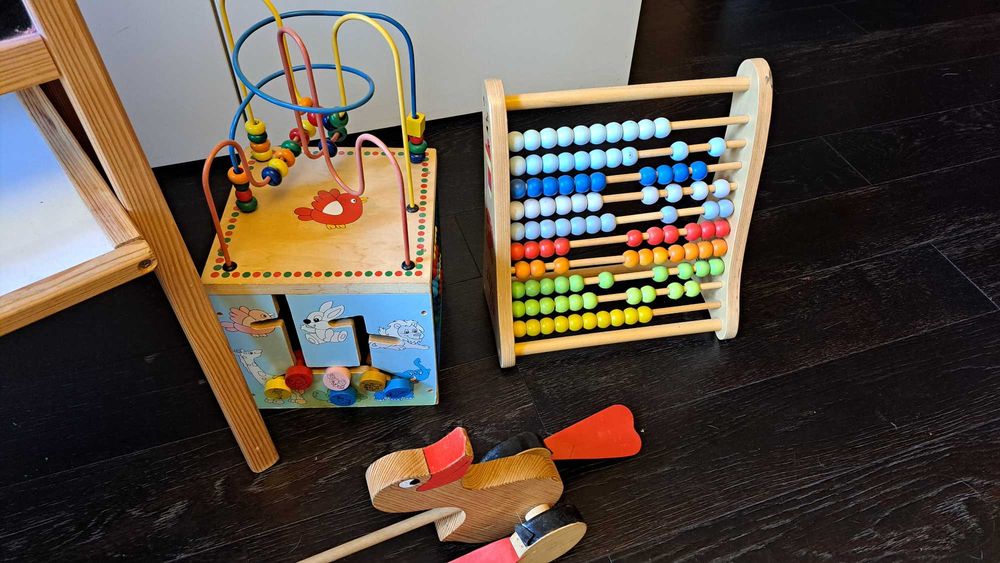 drewniane zabawki edukacyjne