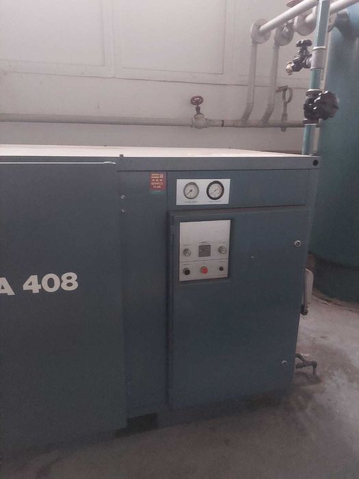 Sprezarka srubowa atlas copco ga 408 + osuszacz powietrza