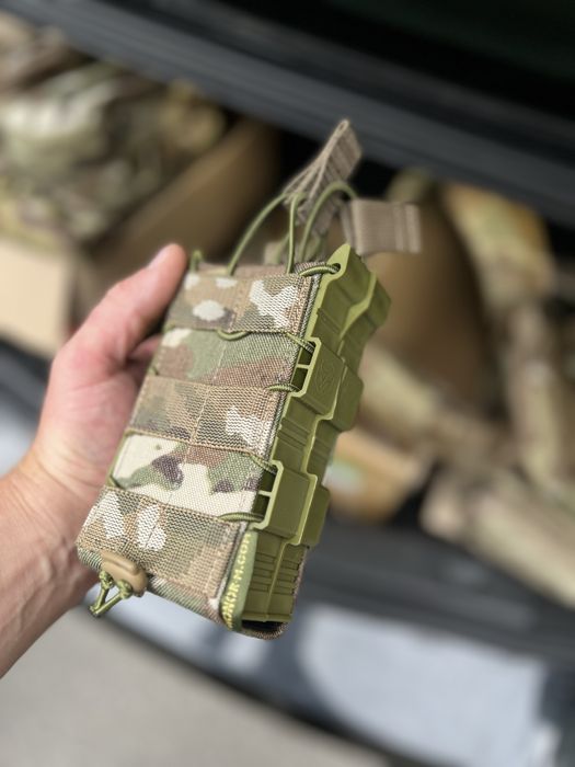 Підсумок магазину АК/AR подсумок двойной с пластиковым каркасом