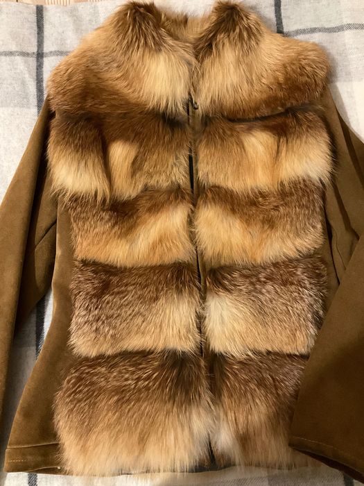 Куртка-жилет из лисы