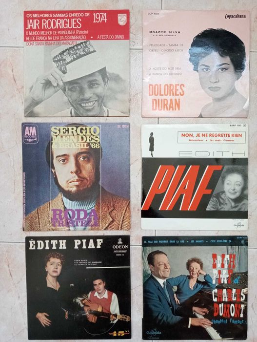 Discos Vinil-  7 Polegadas, Singles, Anos 50 e 60